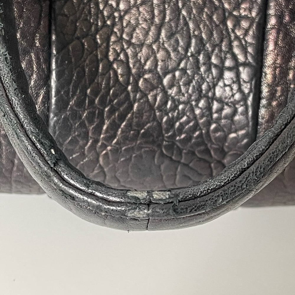 ALEXANDER WANG Pebbled Lambskin Rockie Duffel in Black  and Nickel hardware - Picture 10 of 15